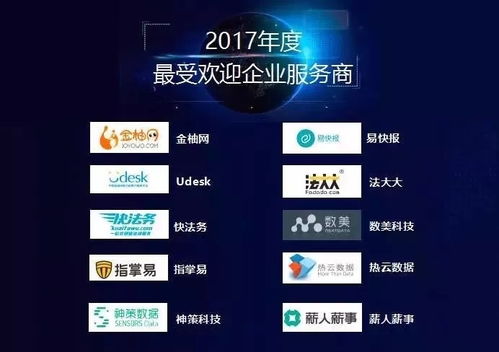 指掌易科技荣获2017年度 中国企业服务领域最佳企业服务商 奖